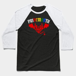 Pride Month Demon Baseball T-Shirt